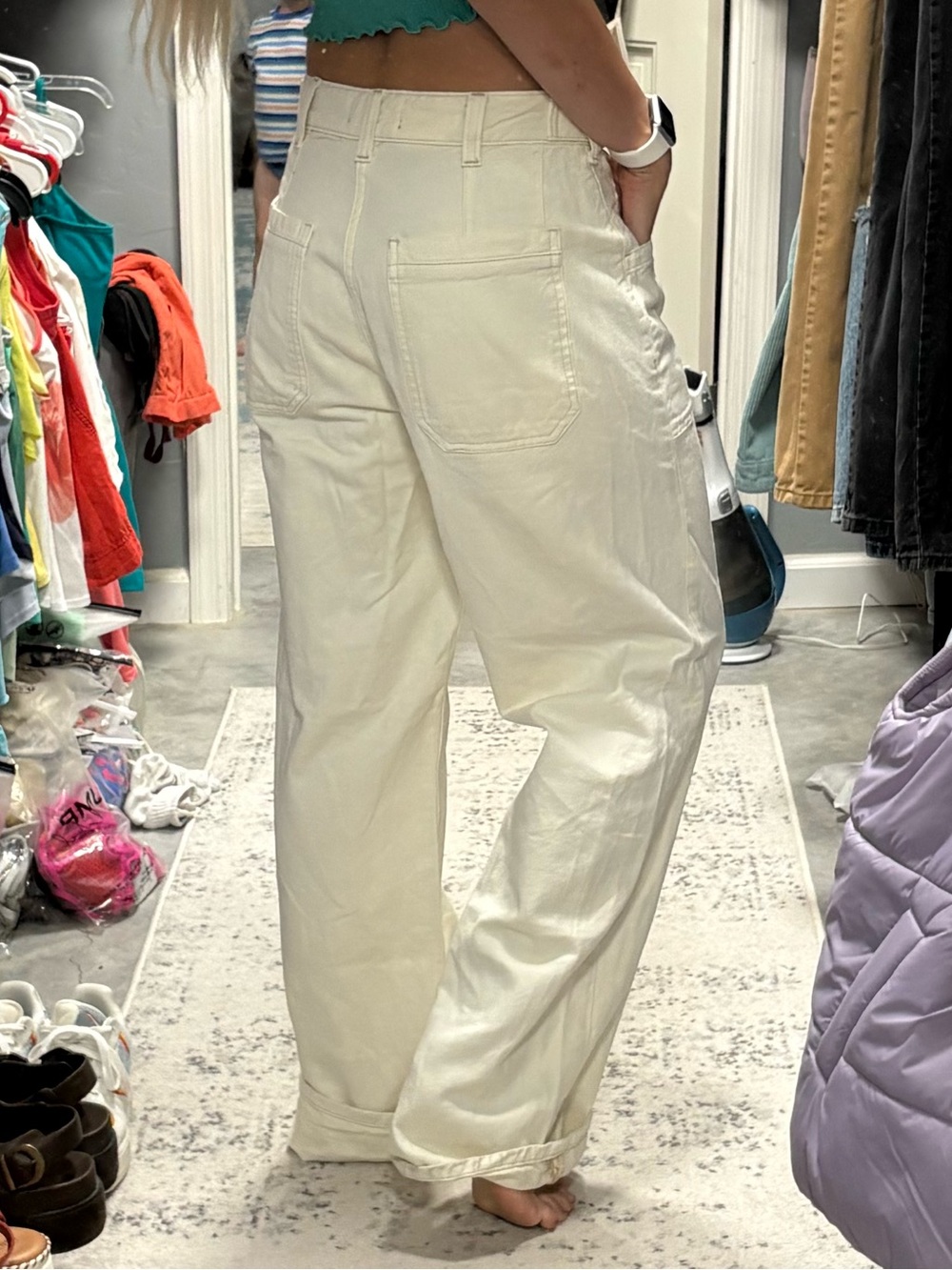 Free People We The Free Palmer Cuffed Jeans - Picture 7 of 9